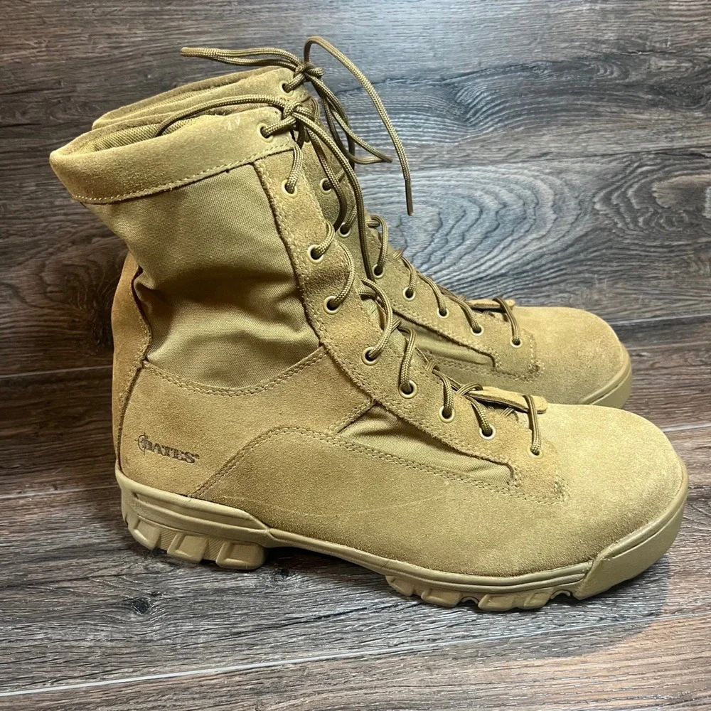 Bates E08693 Cobra 8 Inch Hot Weather Tactical Boots Coyote Brown Mens 13 EW